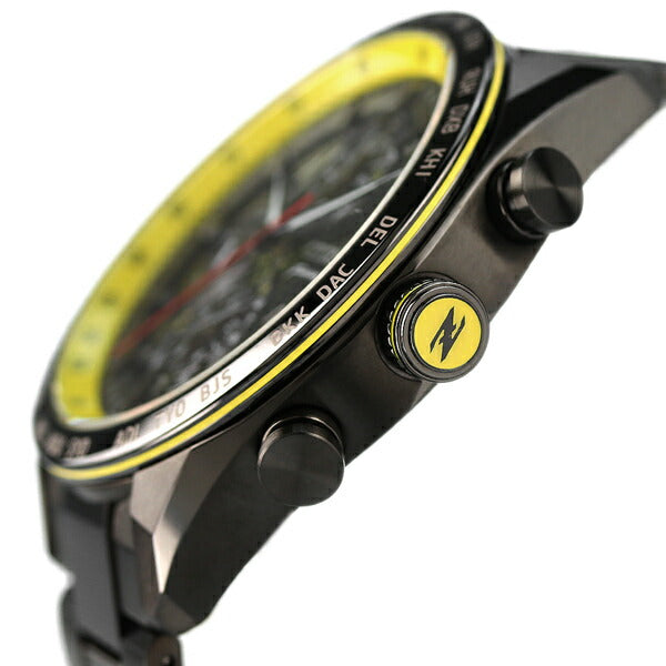 Citizen Atessa Eco Drive Solar Radio 35th Anniversary Nissan Fairlady Z Limited Model Ikazuchi Yellow Watch Brand AT8185-89E CITIZEN Men&
