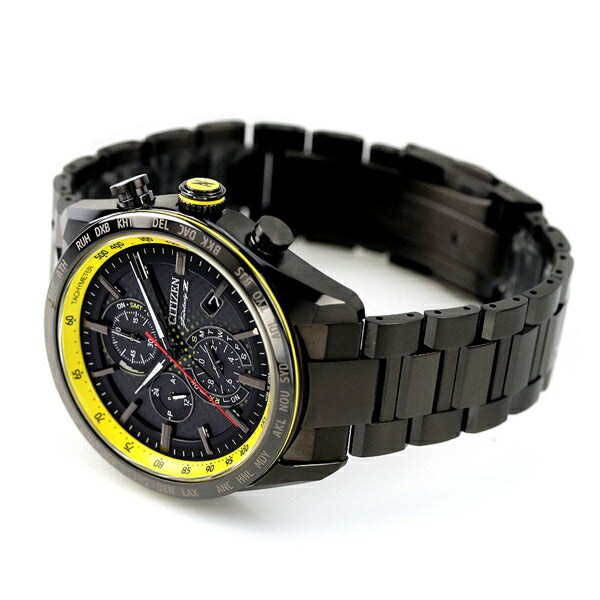 Citizen Atessa Eco Drive太阳能电台35周年Nissan Fairlady Z Limited Model Ikazuchi黄色手表品牌AT8185-89E公民男士AT8185-89E