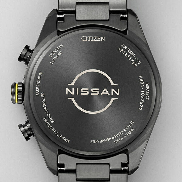 Citizen Atessa Eco Drive太阳能电台35周年Nissan Fairlady Z Limited Model Ikazuchi黄色手表品牌AT8185-89E公民男士AT8185-89E