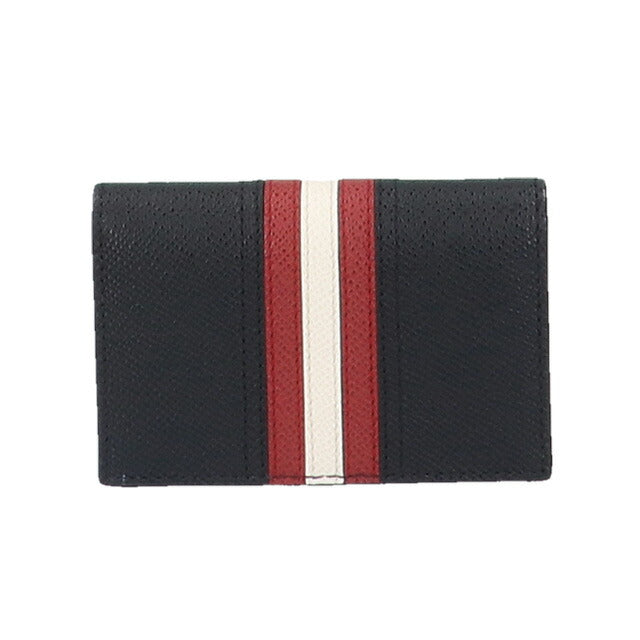 バリー カードケース BALLY タイク カード入れ 名刺入れ パスケース コンパクト レザー メンズ 6218025 ブラック 小物 記念品 プレゼント ギフト BA-6218025