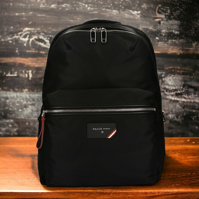バリー リュック BALLY フェリー ビジネスカバン リュック バックパック リュックサック スクールバッグ ナイロン メンズ 6226246 ブラック バッグ BA-6226246