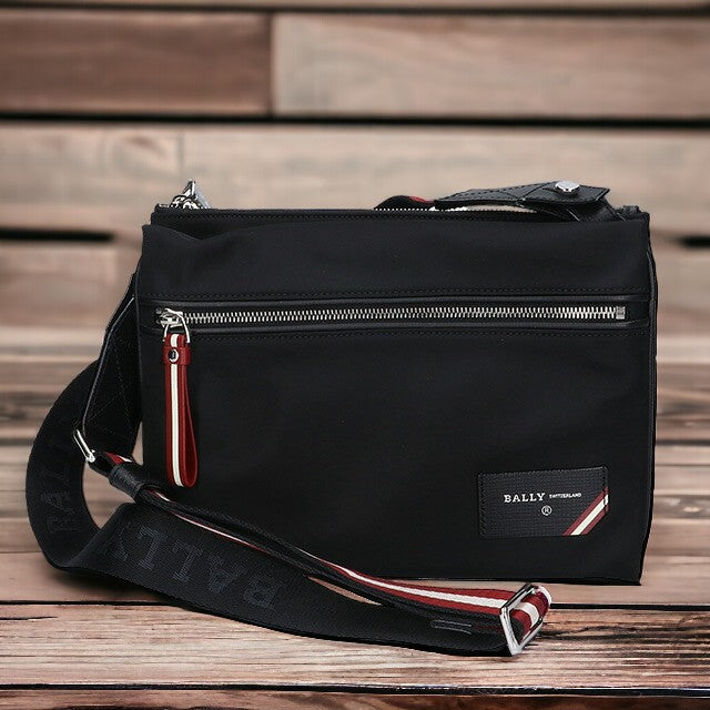 バリー ボディバッグ BALLY ハーヴィー ナイロン ショルダーバッグ メンズ 6231812 ブラック バッグ 記念品 プレゼント ギフト BA-6231812