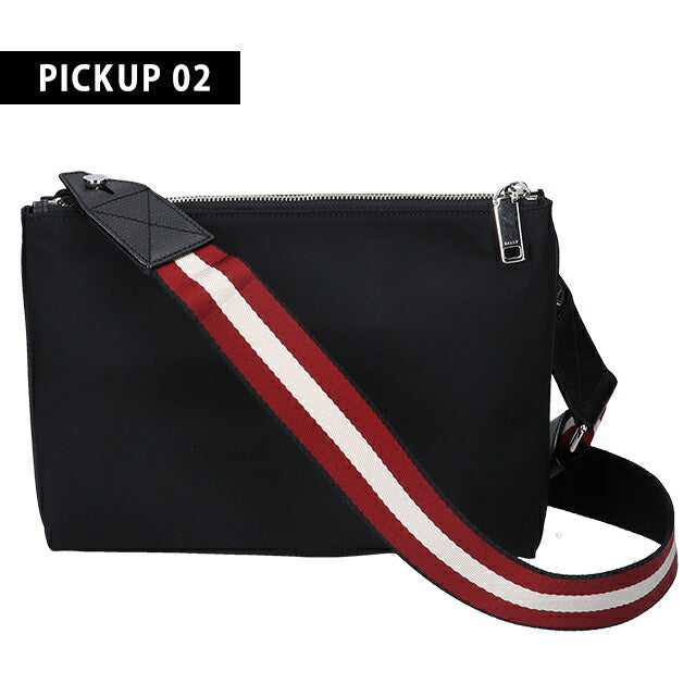 バリー ボディバッグ BALLY ハーヴィー ナイロン ショルダーバッグ メンズ 6231812 ブラック バッグ 記念品 プレゼント ギフト BA-6231812