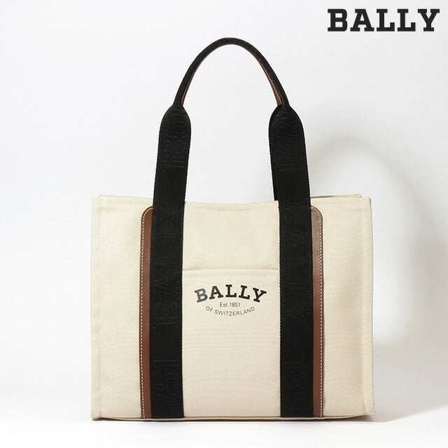 バリー トートバッグ BALLY ドライヴァリア キャンバス メンズ レディース 6302433 ホワイト バッグ 記念品 プレゼント ギフト BA-6302433