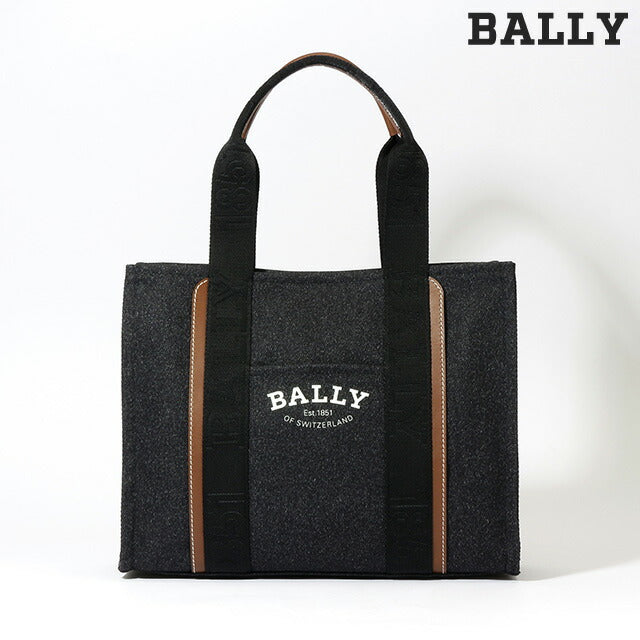 バリー トートバッグ BALLY ドライヴァリア キャンバス メンズ レディース 6302435 ブラック バッグ 記念品 プレゼント ギフト BA-6302435