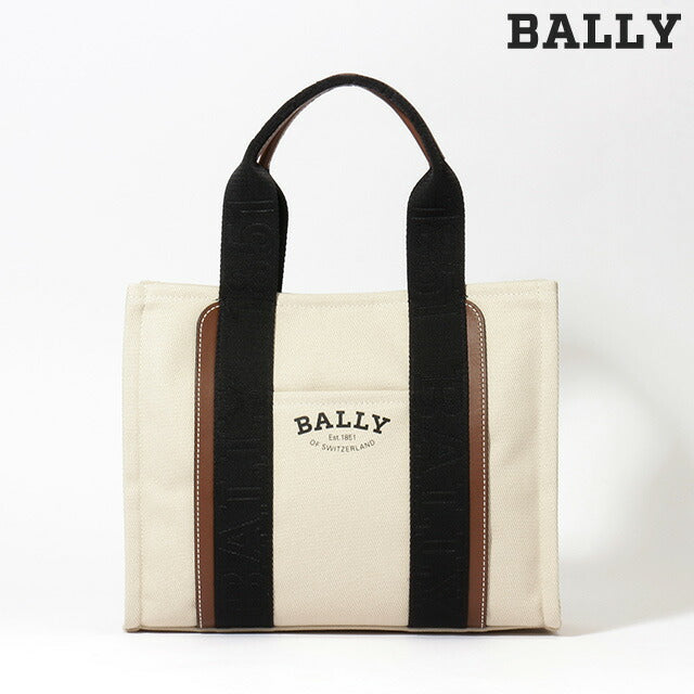 バリー トートバッグ BALLY ドライヴァリア キャンバス レディース 6302436 ホワイト バッグ 記念品 プレゼント ギフト BA-6302436