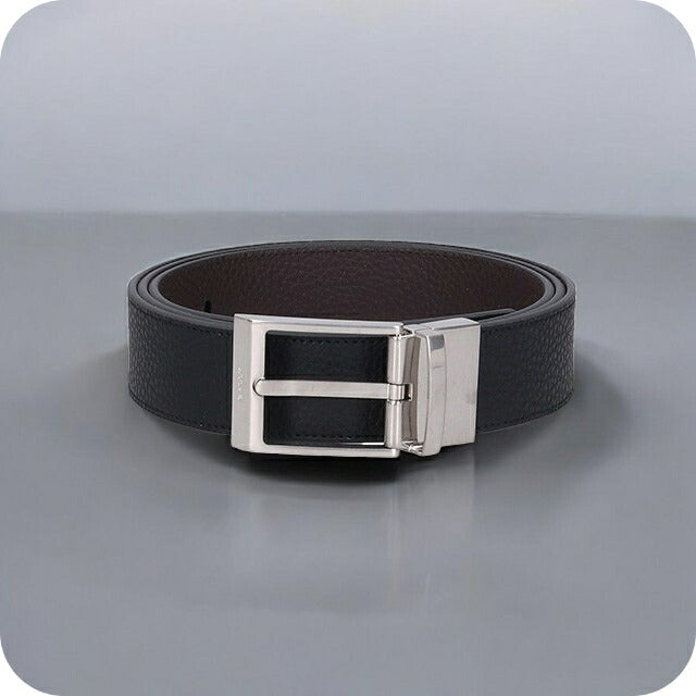 バリー ベルト メンズ ブランド グレインカーフレザー 革 レザー リバーシブル 6304879 ブラック ブラウン 小物 BA-6304879