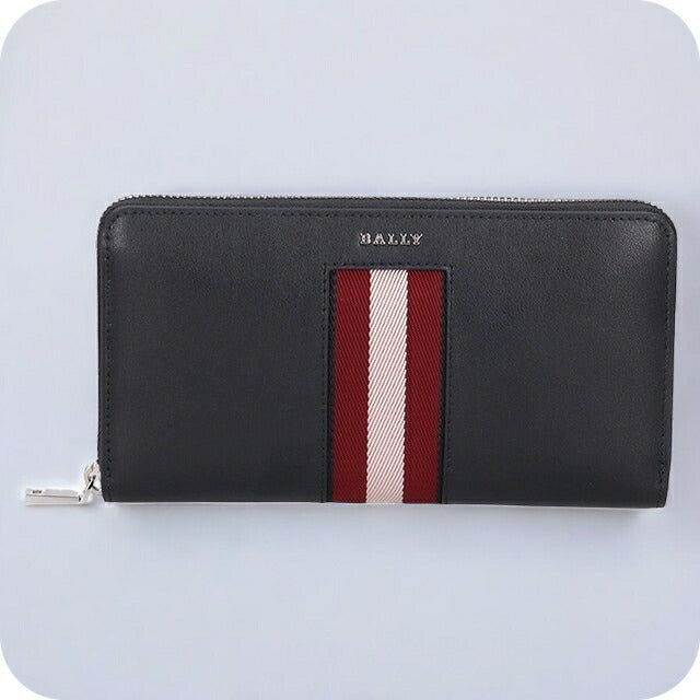 \父の日 ギフトセット/バリー 長財布 メンズ レディース ブランド BALLY 6309715 ブラック レッド 選べるモデル FD-BA-6309715