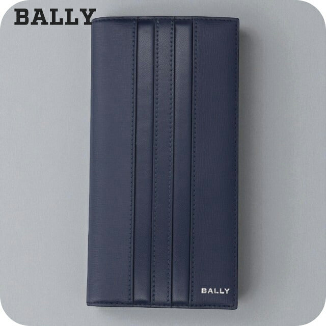 バリー 長財布 メンズ レディース ブランド BALLY ミソス 6310296 ブルー 財布 BA-6310296