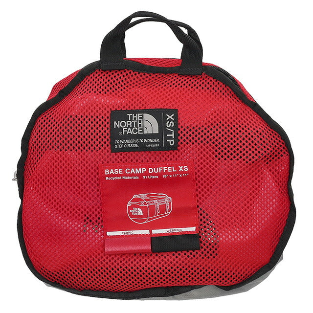 ザ・ノースフェイス ボストンバッグ メンズ レディース ブランド THE NORTH FACE BASECAMPDUFFEL XS レッド/ブラック BASECAMPDUFFEXS-KZ3
