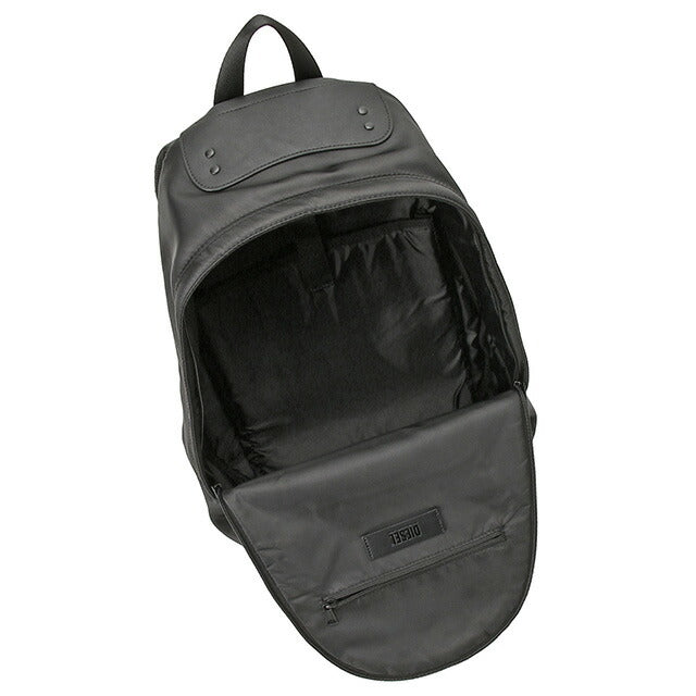 ディーゼル DIESEL X09550 P5480 T8013 ロゴプリント バックパック リュックサック ブラック メンズ RINKE BACKPACK BBDE00513M