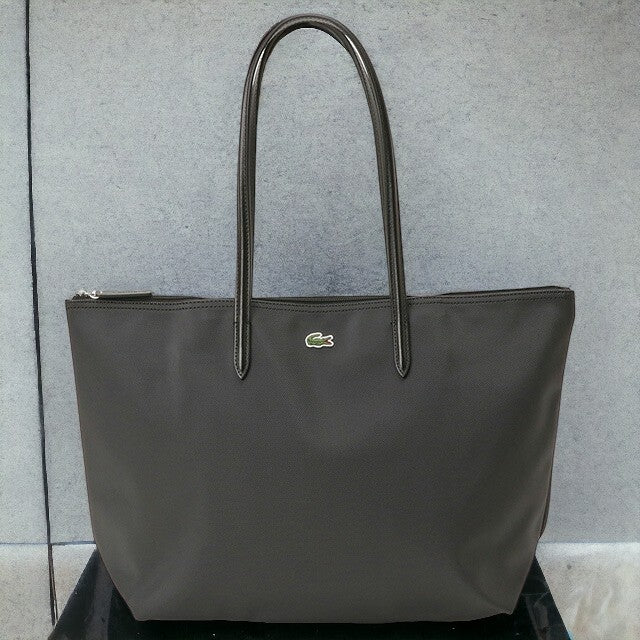 ラコステ LACOSTE NF1888 000 L.12.12 プチピケ ラージ トートバッグ ショルダーバッグ ブラック レディース メンズ ユニセックス ワニロゴ 記念品 ギフト BBLT00001L