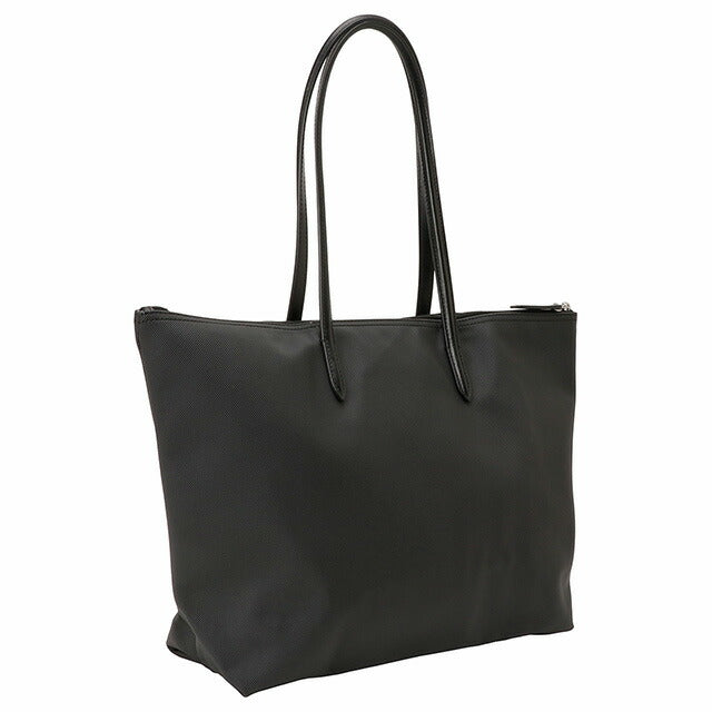 ラコステ LACOSTE NF1888 000 L.12.12 プチピケ ラージ トートバッグ ショルダーバッグ ブラック レディース メンズ ユニセックス ワニロゴ 記念品 ギフト BBLT00001L