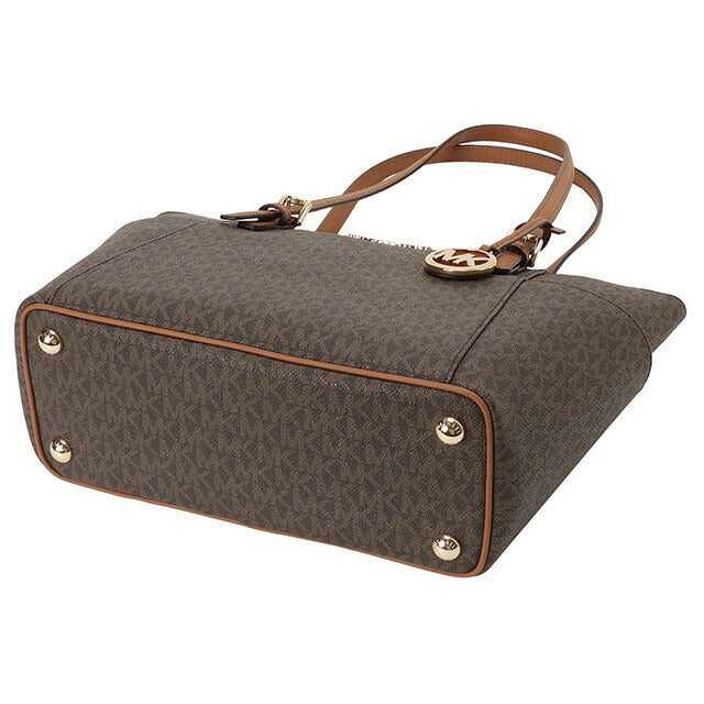 マイケルコース MICHAEL KORS 30S0GTTT1B 252 BRN/ACORN MKロゴチャーム付 トートバッグ ショルダーバッグ MKシグネチャー ブラウン/アコーン レディース BBMK00424L