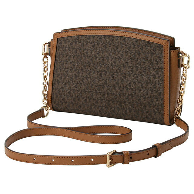 マイケルコース MICHAEL KORS 32R3G7CC3B 252 BRN/ACORN シャンタル MKロゴ ショルダーバッグ チェーン クロスボディ ラージ MKシグネチャー 記念品 ギフト BBMK00427L
