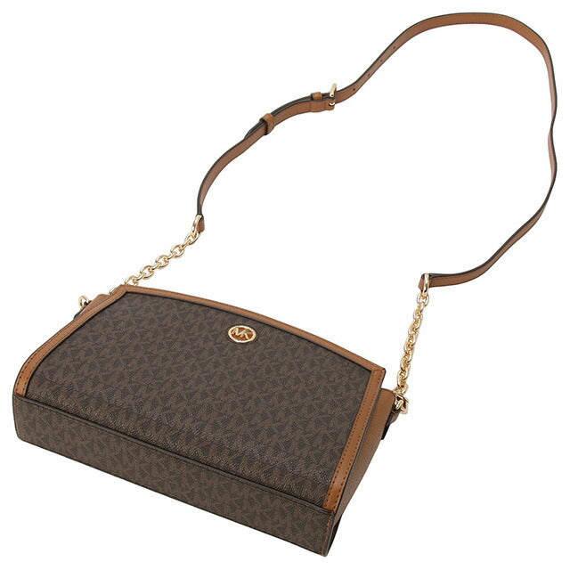 マイケルコース MICHAEL KORS 32R3G7CC3B 252 BRN/ACORN シャンタル MKロゴ ショルダーバッグ チェーン クロスボディ ラージ MKシグネチャー 記念品 ギフト BBMK00427L