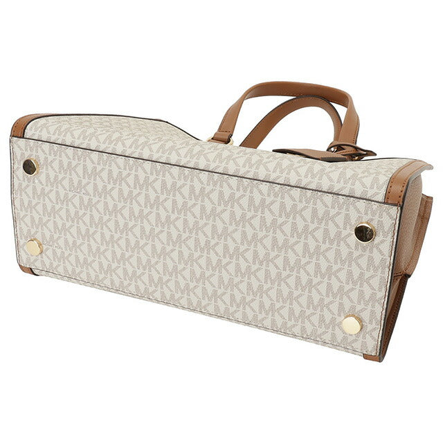 マイケルコース MICHAEL KORS 30F2G7CS2B 149 VANILLA/ACRN シャンタル サッチェル ミディアム MKシグネチャー 2WAY ショルダー BBMK00436L