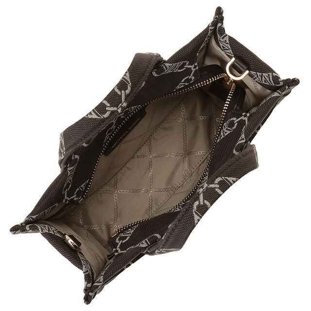マイケルコース MICHAEL KORS 30F3G3GC7J 240 CHOC MULTI ジジ エンパイア ロゴ ジャカード スモール 2WAY ショルダー・トートバッグ BBMK00441L