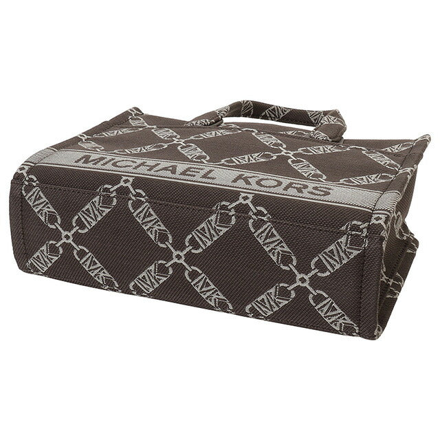 マイケルコース MICHAEL KORS 30F3G3GC7J 240 CHOC MULTI ジジ エンパイア ロゴ ジャカード スモール 2WAY ショルダー・トートバッグ BBMK00441L