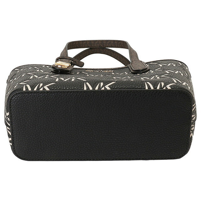 マイケルコース MICHAEL KORS 30F3GZAT0L 292 BROWN/BLK エリーザ ポーチ付 MKロゴプリント トートバッグ エクストラスモール 2WAY BBMK00446L