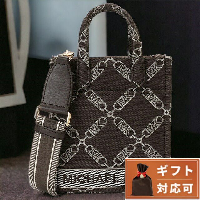 マイケルコース MICHAEL KORS 32F3G3GC0J 240 CHOC MULTI ジジ エンパイア ロゴ ジャカード エクストラスモール 2WAY ショルダー BBMK00449L