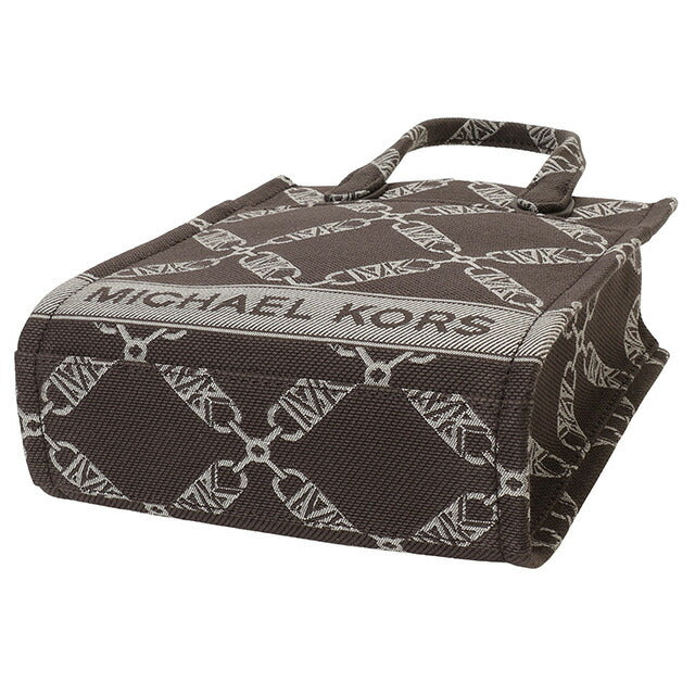マイケルコース MICHAEL KORS 32F3G3GC0J 240 CHOC MULTI ジジ エンパイア ロゴ ジャカード エクストラスモール 2WAY ショルダー BBMK00449L