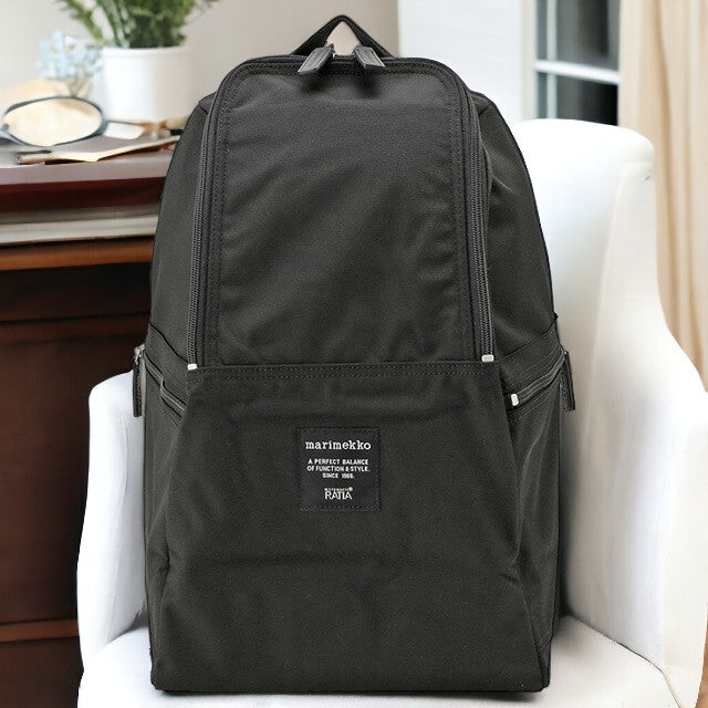 マリメッコ marimekko 039972 999 メトロ バックパック リュックサック ブラック レディース メンズ ユニセックス Metro backpack BBMM00477L