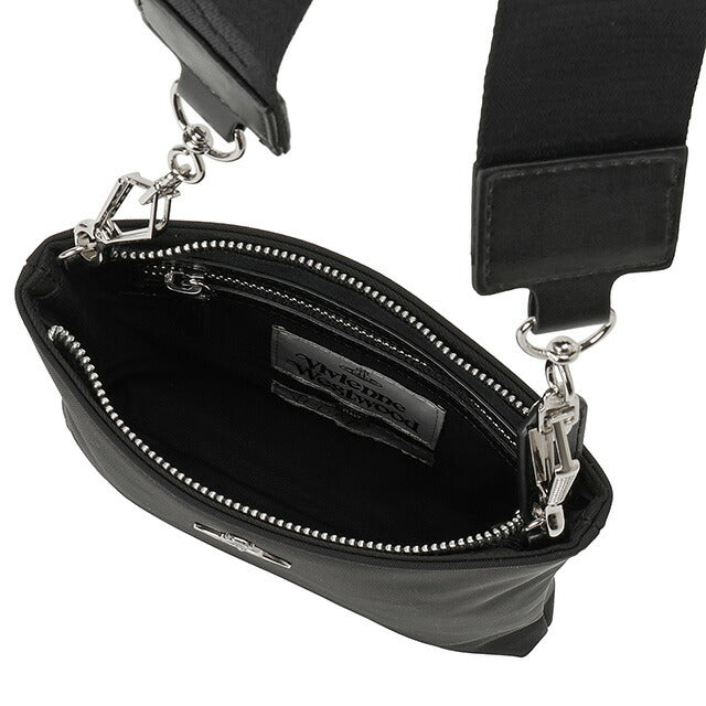 ヴィヴィアンウエストウッド Vivienne Westwood 51160006U W001Y N401 スクエア ショルダーバッグ クロスボディ ブラック BBVV00341L