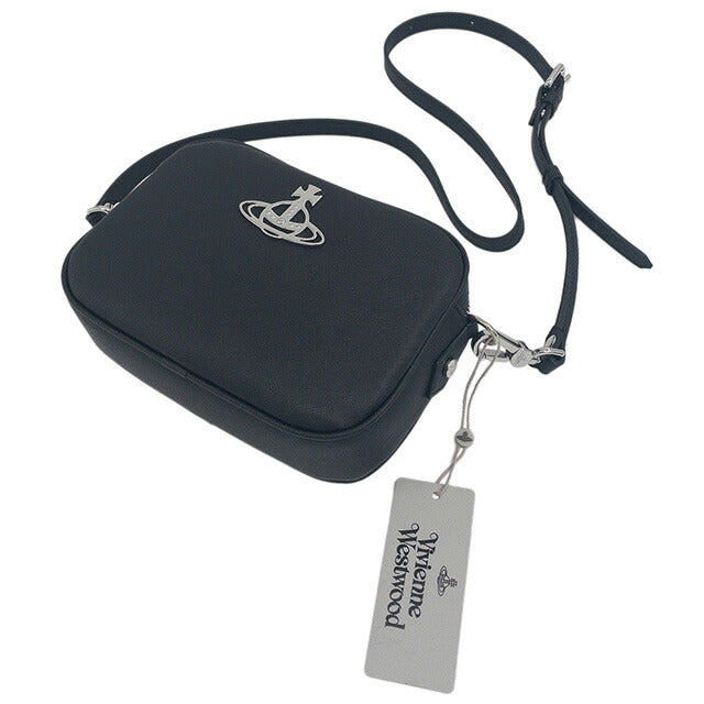 ヴィヴィアンウエストウッド Vivienne Westwood 48020003U S000B N401 アンナ ショルダーバッグ クロスボディ カメラバッグ ブラック レディース ユニセックス BBVV00351L