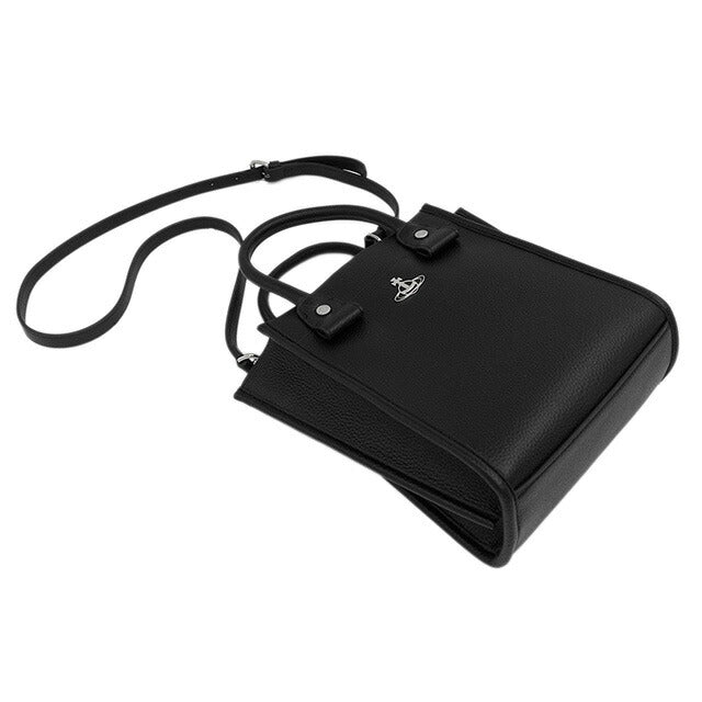 ヴィヴィアンウエストウッド Vivienne Westwood 4803000DU S000D N403 テディ スモール トートバッグ 2WAY ショルダーバッグ クロスボディ ブラック BBVV00352L