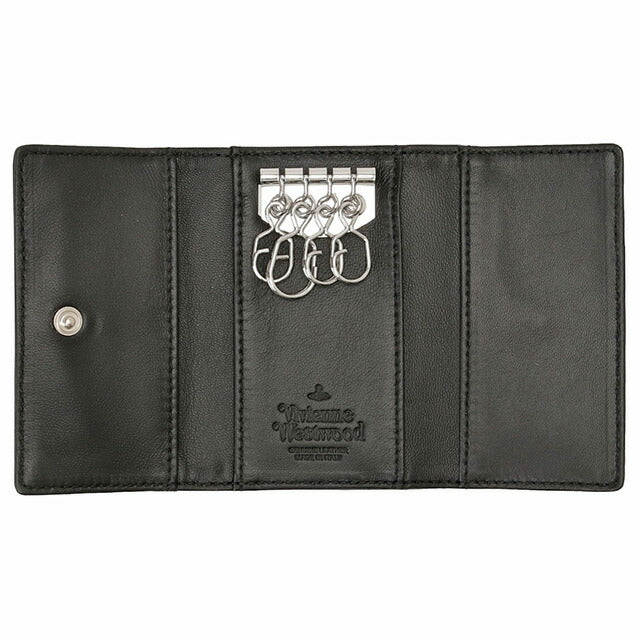 ヴィヴィアン ウエストウッド Vivienne Westwood 51020001 L001L N403 ナッパレザー 4連キーケース ブラック レディース NAPPA LEATHER KEY CASE BKVV00284L