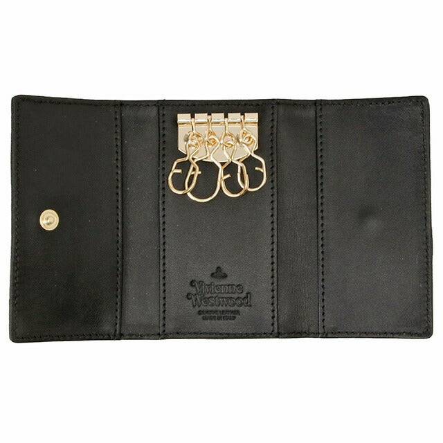 ヴィヴィアン ウエストウッド Vivienne Westwood 51020001 L001N N403 サフィアーノ 4連キーケース ブラック レディース SAFFIANO KEY CASE 記念品 ギフト BKVV00285L