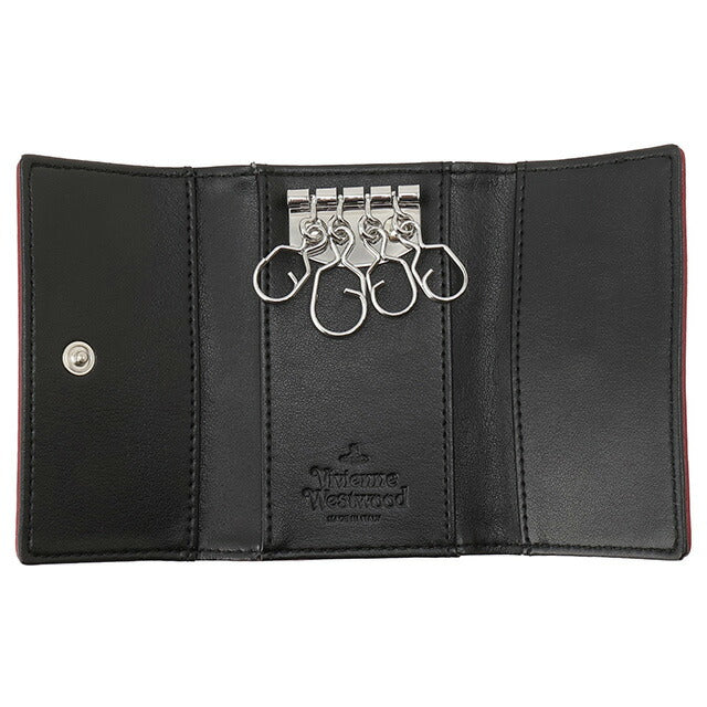 ヴィヴィアンウエストウッド Vivienne Westwood 51020001U S000D H407 ヴィーガングレイン 6連キーケース レッド レディース ユニセックス BKVV00345L