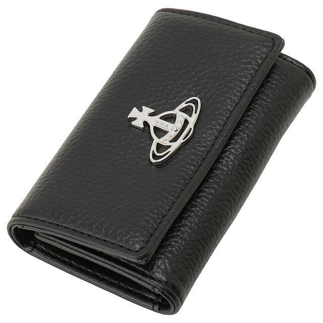 ヴィヴィアンウエストウッド Vivienne Westwood 51020001U S000D N403 ヴィーガングレイン 6連キーケース ブラック BKVV00346L