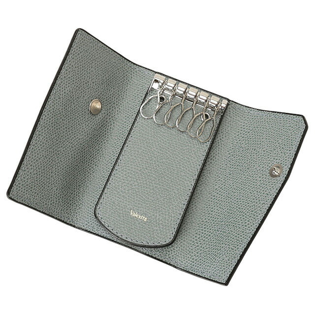 ヴァレクストラ VALEXTRA V1L76 028 BP / SGSR0076028LRDKH99 BP 6連キーケース パウダーブルー メンズ レディースPORTACHIAVI 6 GANCI BKVX00022M