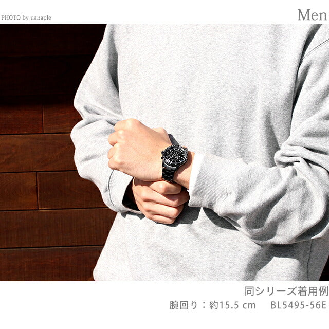 Citizen Collection Eco Drive太阳金属面积计时BL5495-56E观看品牌男士BL5495-56E