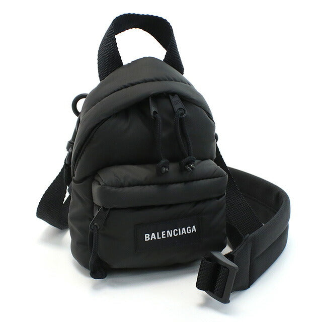 バレンシアガ 斜め掛け ショルダーバッグ ユニセックス ブランド BALENCIAGA イタリア 656060 ブラック バッグ BLC656060011