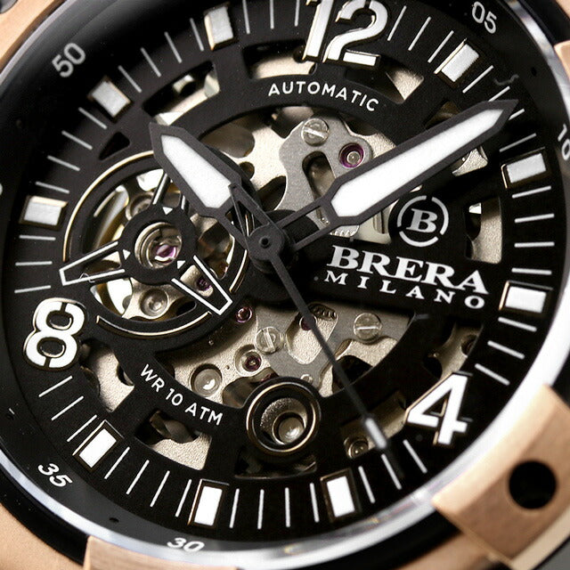 ブレラ ミラノ スーパースポルティーボ エヴォ オートマティック 自動巻き 腕時計 ブランド メンズ オープンハート BMSSAS4503D-BRC BMSSAS4503D-BRC