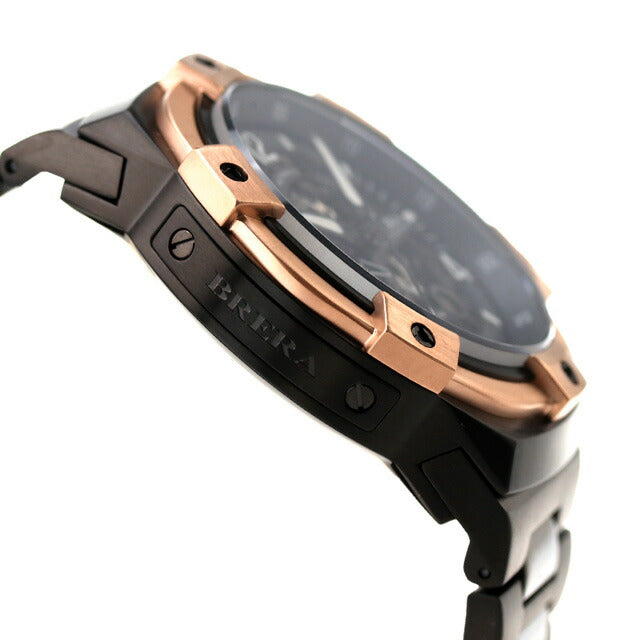 ブレラ ミラノ スーパースポルティーボ エヴォ オートマティック 自動巻き 腕時計 ブランド メンズ オープンハート BMSSAS4503D-BRC BMSSAS4503D-BRC