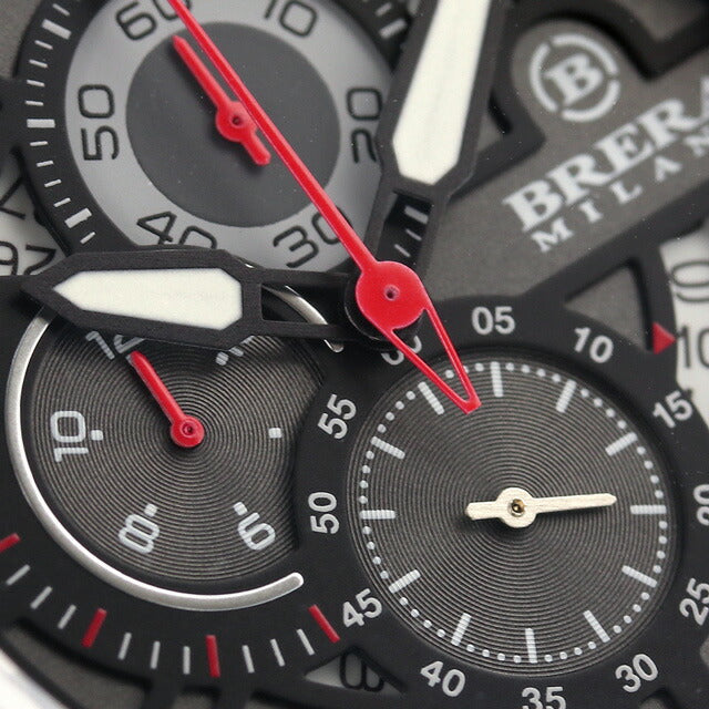 ブレラ ミラノ EVO クオーツ 腕時計 ブランド メンズ クロノグラフ BMSSQC4501 アナログ ブラック 黒 BMSSQC4501