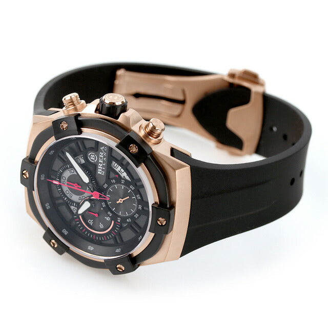 ブレラ ミラノ EVO クオーツ 腕時計 ブランド メンズ クロノグラフ BMSSQC4502 アナログ ブラック 黒 BMSSQC4502