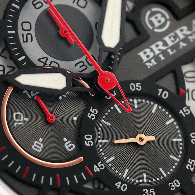 ブレラ ミラノ EVO クオーツ 腕時計 ブランド メンズ クロノグラフ BMSSQC4502 アナログ ブラック 黒 BMSSQC4502