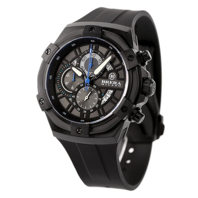 ブレラ ミラノ EVO クオーツ 腕時計 ブランド メンズ クロノグラフ BMSSQC4503 アナログ ブラック 黒 BMSSQC4503