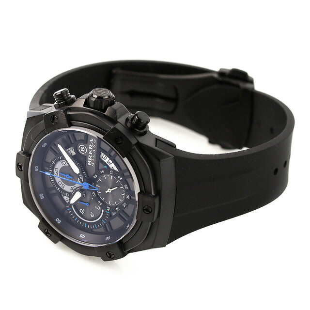 ブレラ ミラノ EVO クオーツ 腕時計 ブランド メンズ クロノグラフ BMSSQC4503 アナログ ブラック 黒 BMSSQC4503