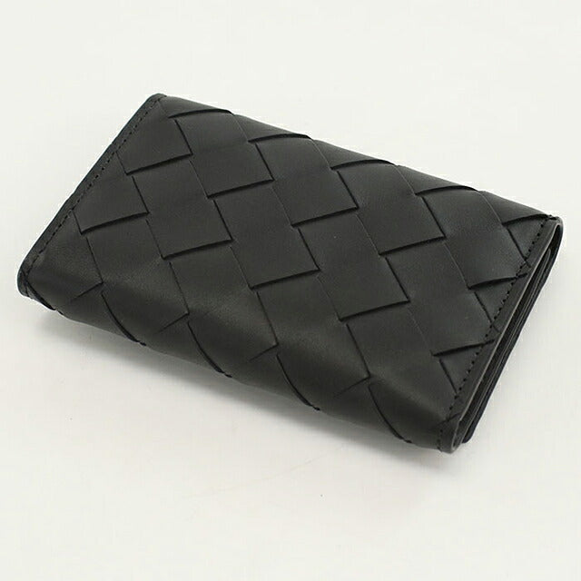 ボッテガ・ヴェネタ 6連キーケース コンパクト メンズ ブランド BOTTEGA VENETA 630336 ブラック BOT630336011