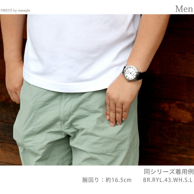 BR.RYL.43.WH.S.L | 手巻き