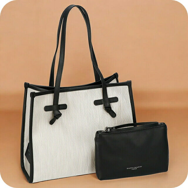 ジャンニ・キアリーニ トートバッグ レディース ブランド GIANNI CHIARINI BS 6849 VTMN ホワイト BS6849VTMN-PANNA