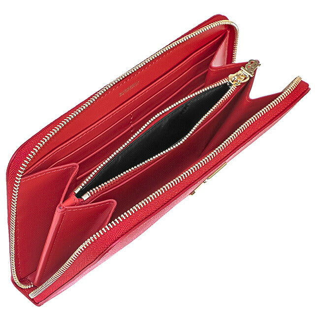 バ-バリ- 長財布 レディース ブランド BURBERRY 8023298 レッド BU-8023298