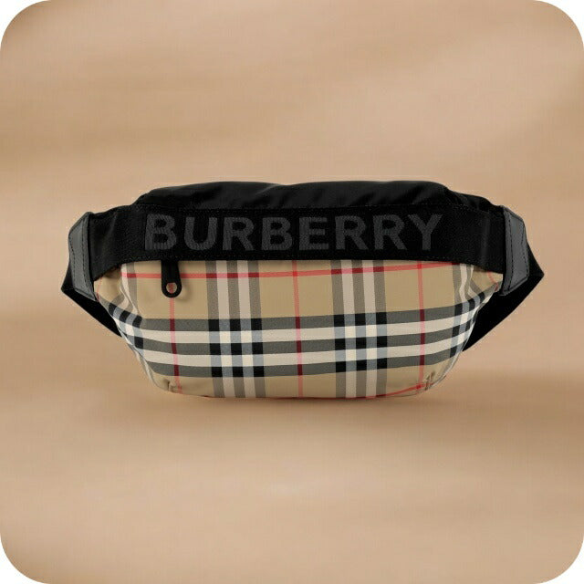 バ-バリ- ボディバッグ レディース ブランド BURBERRY 8026557 ベージュ BU-8026557