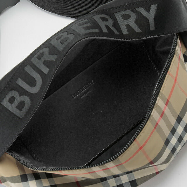 バ-バリ- ボディバッグ レディース ブランド BURBERRY 8026557 ベージュ BU-8026557